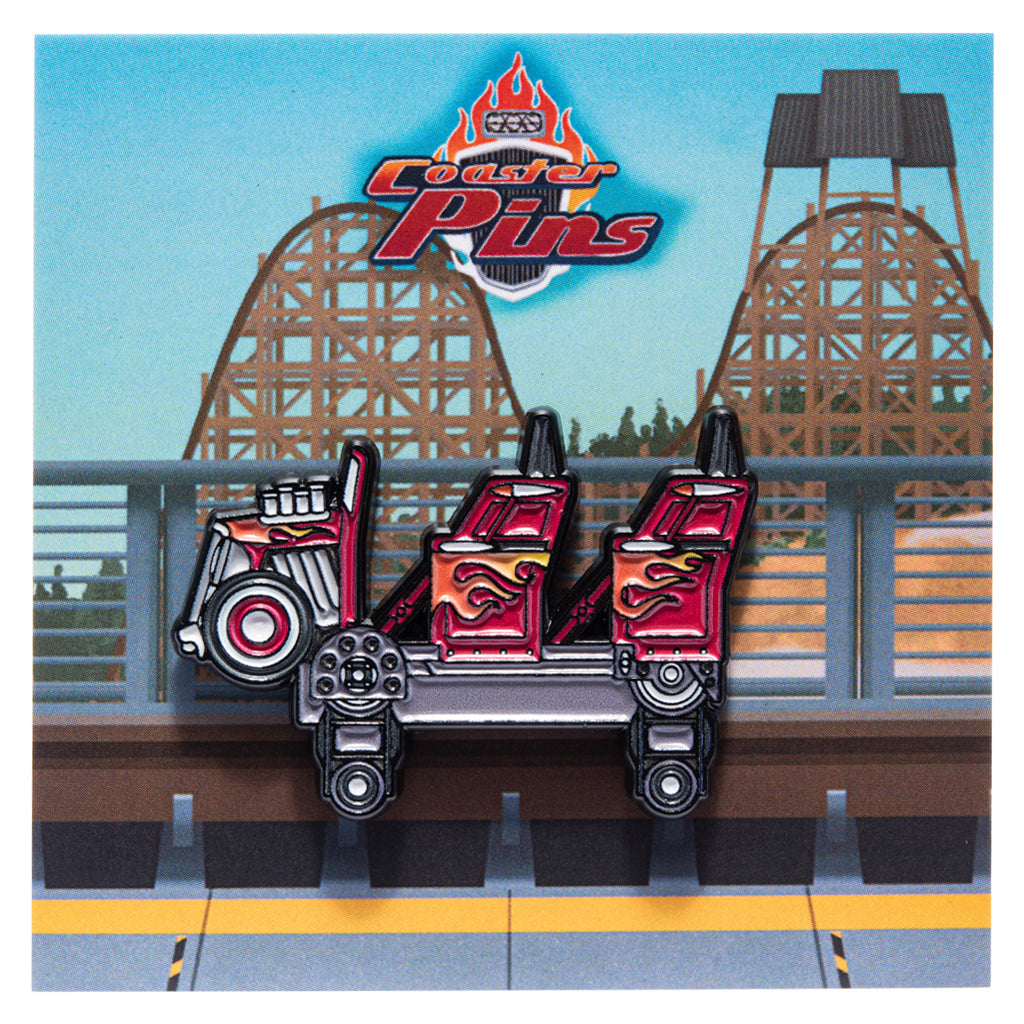 RMC launched Wooden Coaster - Limited Edition Pin