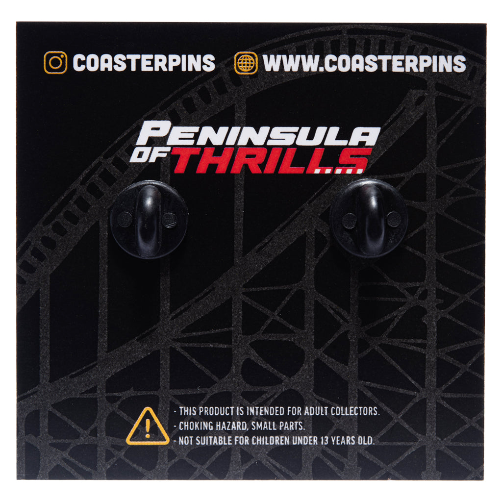 Arrow Dynamics Hyper-Coaster X Peninsula of Thrills - Limited Edition Pin